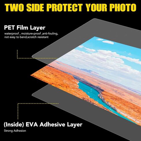 600 Pack Laminating Sheets, 3 Mil, 9 x 11.5 Inches Thermal Laminating Pouches Lamination Sheet Paper for Laminator, Clear, Letter Size, Office and School Supplies in Saudi Arabia