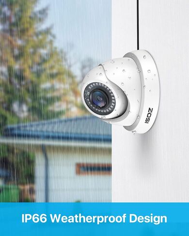 نظام كاميرا أمان سلكية Zosi 5MP ، 4pcs 1080p PAN/TILT 360 ° عرض كاميرا داخلية خارجية ، الكشف عن المركبات البشرية AI ، الرؤية الليلية ، صوت واحد ، H.265+ 8CH DVR مع محرك أقراص ثابت 1 تيرابايت لمدة 24/7 in Kuwait
