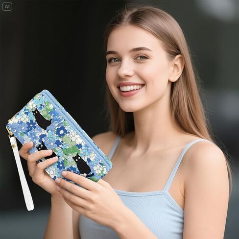 محفظة نسائية ملهمة، محفظة معصم على شكل قوس وردي للإله المسيحي للنساء، يقول الله أنا محفظة حامل بطاقة الائتمان، هدايا عيد الميلاد والتخرج للأمهات، ومحفظة يومية لمكتب السفر in Kuwait