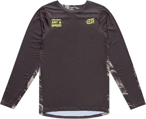 Troy Lee Designs - Skyline LS Jersey; SCRUBLAND Black LG in Saudi Arabia