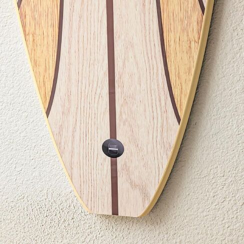 ديكور جدار لوح ركوب الأمواج الطويل - يتم تعليقه عموديًا أو أفقيًا - سطح لامع مثل لوح ركوب الأمواج الحقيقي - منزل الشاطئ، الحياة الساحلية، موضوع الشاطئ الاستوائي - خشب داكن بطول 66 بوصة in Kuwait