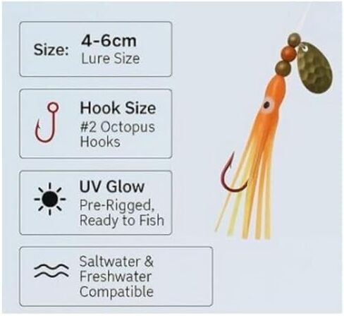 Hoochies Micro Microngly 4.5 سم سحر الصيد-بناء بلاستيكي متين-محسّن للأشعة فوق البنفسجية-5 عبوات-قمة من القطن الوردي العليا الدقيقة 4.5 سم 5 PK in Saudi Arabia