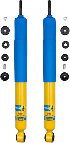 زوج من الصدمات الأحادية الخلفية من سلسلة Bilstein 4600 يناسب 2017-2025 F250 F350 Super Duty 4WD | استبدال ارتفاع المخزون | يشتمل على ملصق TrendsAuto in Saudi Arabia