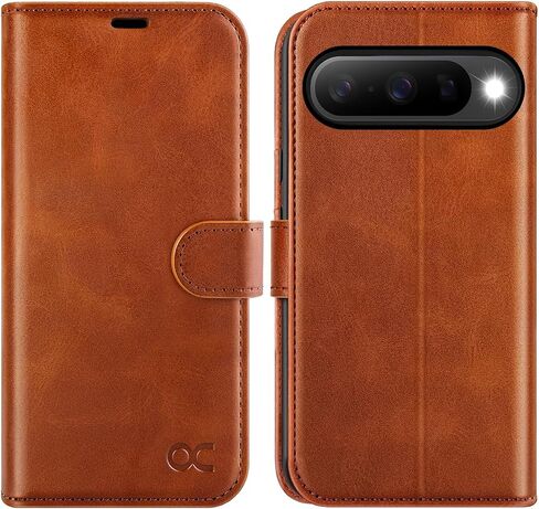 Ocase متوافق مع Google Pixel 10 و Google Pixel 10 Pro Wallet Case ، PU Leather Flip Folio Case مع حاملي البطاقات RFID Forcing Kickstand [Shockproof TPU Inner Shell] 2025 ، Black in Saudi Arabia
