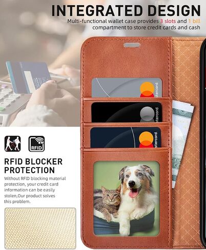 Ocase متوافق مع Google Pixel 10 و Google Pixel 10 Pro Wallet Case ، PU Leather Flip Folio Case مع حاملي البطاقات RFID Forcing Kickstand [Shockproof TPU Inner Shell] 2025 ، Black in Saudi Arabia