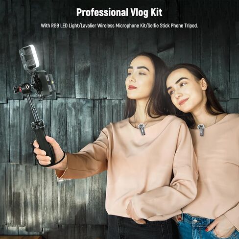 Neewer 57.9 "Selfie Stick Tripod متوافق مع iPhone Samsung Android ، والمعادن المحمولة المحمولة للهاتف الخلوي مع حامل الهاتف Mount & Remote لتصوير الفيديو ، PA992 Black in Saudi Arabia