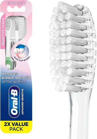 Oral-B, SensiSoft Toothbrushes Ultra Soft, 2 Count in Saudi Arabia
