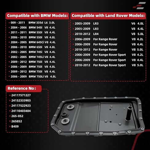 EPPO Automatic Transmission Oil Pan with Gasket Kit Compatible with Audi Q7, S4, S5, SQ5 (2.0L and 3.0L Models), 2017–2021 OEM 0D5398009 in Kuwait