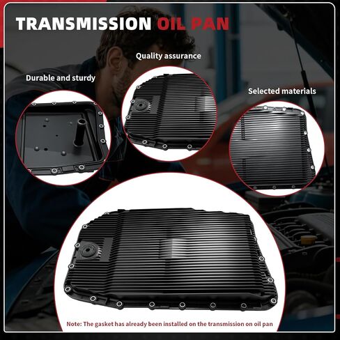 EPPO Automatic Transmission Oil Pan with Gasket Kit Compatible with Audi Q7, S4, S5, SQ5 (2.0L and 3.0L Models), 2017–2021 OEM 0D5398009 in Kuwait