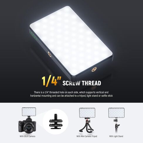 أساسيات Neewer LED Selfie & Tattoo Light متوافق مع iPhone ، مقطع على مرشح CPL/حامل حامل/حامل الهاتف ، ملء الإضاءة إزالة الانعكاس للفنون الفنية للتصوير الفوتوغرافي in Kuwait