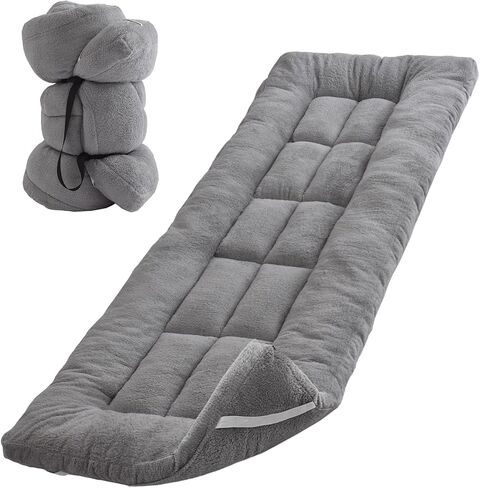 Thick Camping Sleeping Pad - Lamb Fluff Camping Cot Pads for Adult, Soft Sleeping Mat, Non-Slip Camping Mattress Pad for Car Tent in Saudi Arabia