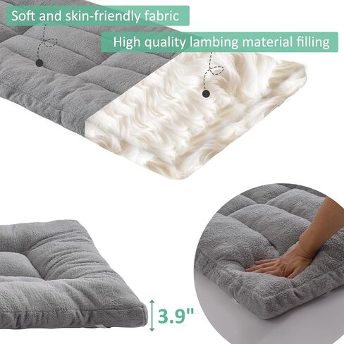 Thick Camping Sleeping Pad - Lamb Fluff Camping Cot Pads for Adult, Soft Sleeping Mat, Non-Slip Camping Mattress Pad for Car Tent in Saudi Arabia
