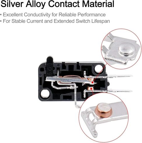 Baomain Micro Switch V-164-1C25 SPDT Momentary R Hooked Lever Arm Snap Action Switch Pack of 5 in Saudi Arabia