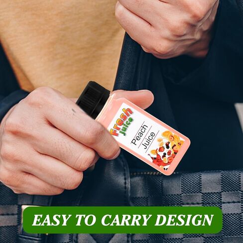 100 Pack 2 oz Small Plastic Shot Bottles with Caps Ginger Shots Bottles for Liquids, Reusable Clear Juice Containers with Scale, Funnels, Stickers for Ginger, Liquids, Beverages in Kuwait