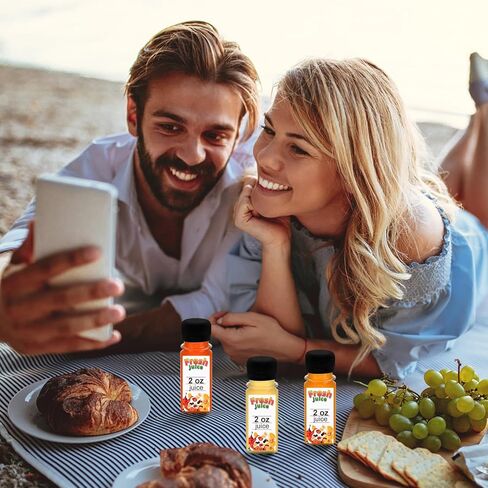 100 Pack 2 oz Small Plastic Shot Bottles with Caps Ginger Shots Bottles for Liquids, Reusable Clear Juice Containers with Scale, Funnels, Stickers for Ginger, Liquids, Beverages in Kuwait