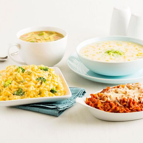 Augason Farms 4-Gallon Lunch & Dinner Variety Pail - Dehydrated Survival Food Kit - Long Shelf Life Ready to Eat Meals - Disaster Prep, Hiking & Camping Essentials - 113 Servings in Kuwait