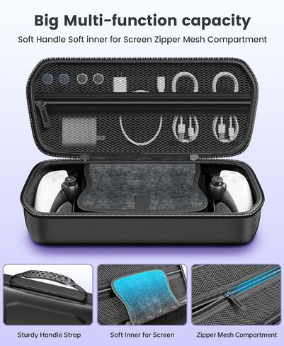 Carry Case Compatible with Playstation Portal Remote Player, Portable Travel Bag PS5 Portal Console & Accessories in Saudi Arabia