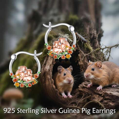Animal Hoop Earrings Sterling Silver Cute Animal Hoop Earrings Jewelry Gifts for Women in Saudi Arabia