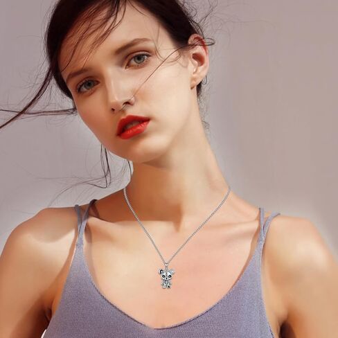 redsun دمية الفودو قلادة 925 الفضة الاسترليني المقدسة الفودو الأرنب قلادة قلادة القوطية الأرنب مجوهرات هدايا للرجال النساء لها هدايا عيد الهالوين in Kuwait