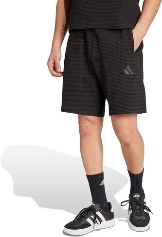 adidas Men's All Szn Waffle-Knit Loose 7-inch Shorts in Saudi Arabia