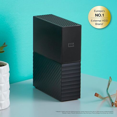 WD 44TB My Book Duo Desktop RAID USB 3.2 Gen 1 External Hard Drive and Auto Backup Software in Saudi Arabia