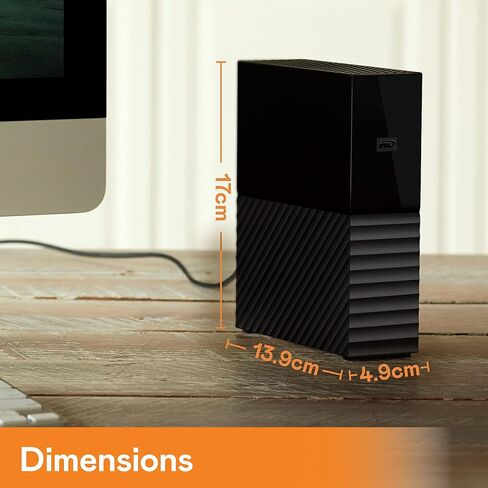 WD 44TB My Book Duo Desktop RAID USB 3.2 Gen 1 External Hard Drive and Auto Backup Software in Saudi Arabia