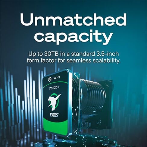 Seagate exos x24 20tb interprise interprise hard driv hdd - 12gb/s SAS 7200RPM 2.5M MTBF (ST20000NM002H) in Saudi Arabia