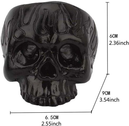 Resin Skeleton Skull Candlestick Holder - Ideal for Halloween, Home Parties, and Themed Bar Decorations, White in Saudi Arabia
