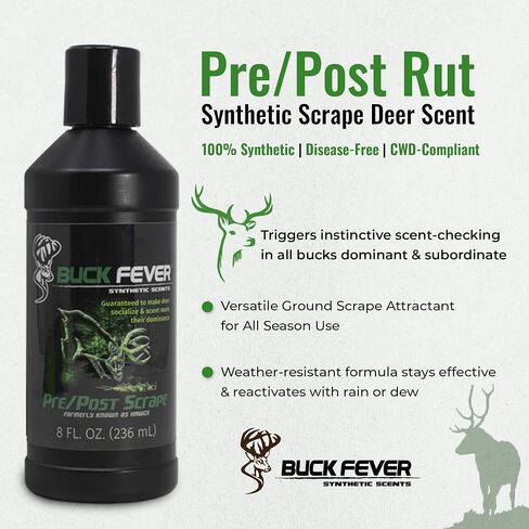 Buck Fever BF Pre/Post Season Scent 4oz in Saudi Arabia