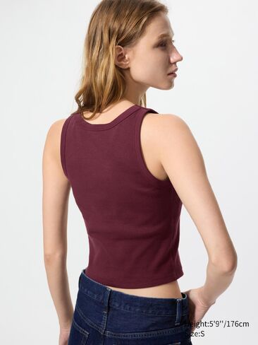 Uniqlo Ribbed Cropped Bra Top in Kuwait