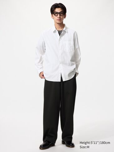 Uniqlo Broadcloth Shirt | Striped in Kuwait