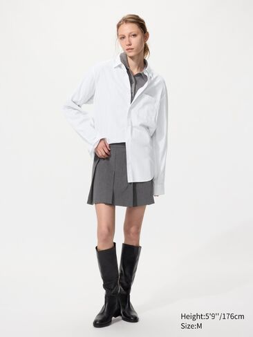 Uniqlo Broadcloth Shirt | Striped in Kuwait