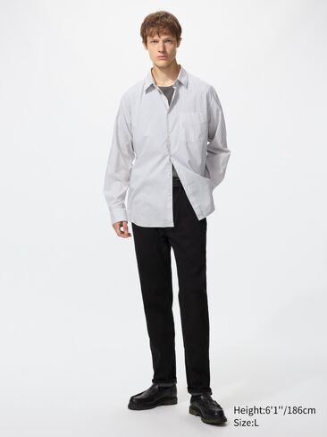 Uniqlo Broadcloth Shirt | Checked in Saudi Arabia
