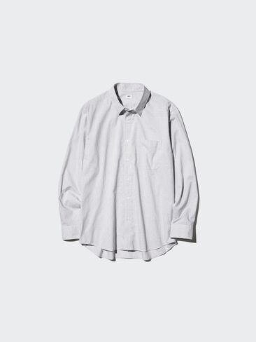Uniqlo Broadcloth Shirt | Checked in Saudi Arabia