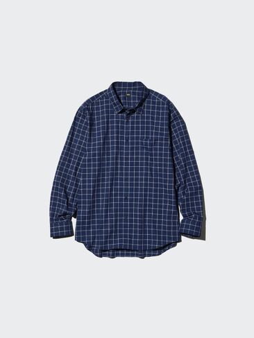 Uniqlo Broadcloth Shirt | Checked in Saudi Arabia