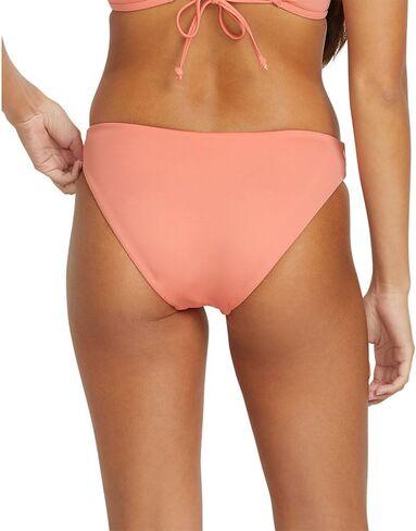 Volcom Women's Standard Simply Seamless Full Bikini Bottom, Black in Saudi Arabia