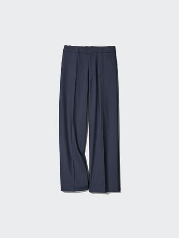 Uniqlo Smart Wide Pants | Striped | Tall in Saudi Arabia