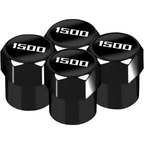 أغطية جذعية صمام الإطارات متوافقة مع ملحقات F Sport-fit F الرياضية لأغطية جذع إطارات السيارة. (فضي-F) in Kuwait