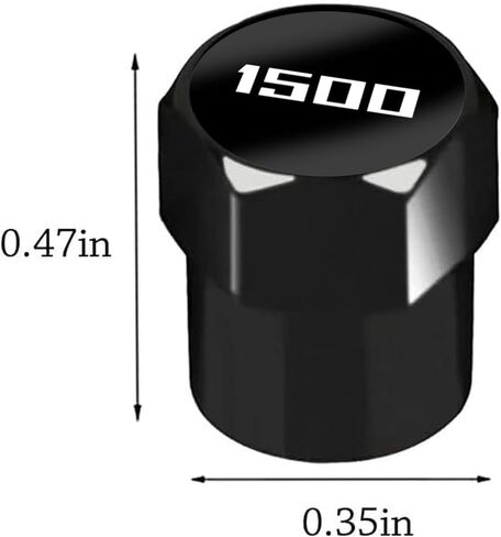 أغطية جذعية صمام الإطارات متوافقة مع ملحقات F Sport-fit F الرياضية لأغطية جذع إطارات السيارة. (فضي-F) in Kuwait