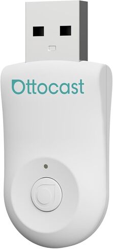 Ottocast Mini 2025 Wireless Carplay & Android Auto 2-in-1 Adapter ، Plug & Play ، 5Ghz WiFi ، Auto Connect for iPhone & Android ، يناسب 98 ٪+ Carplay Cars السلكية (Green) in Kuwait