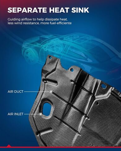 KAX NI1228109 Engine Splash Shield Compatible with 2007-2012 Sentra in Saudi Arabia