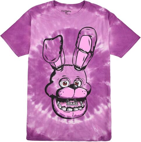 Five Nights at Freddy's Bonnie The Bunny Men's Purple Short Sleeve Tee in Saudi Arabia