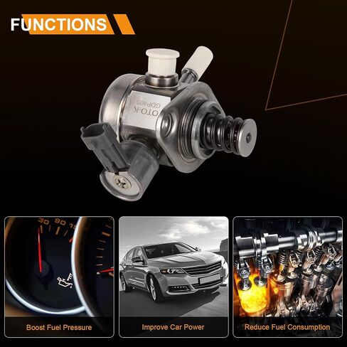 مضخة وقود عالية الضغط OTO-K متوافقة مع Hyundai Sonata 2010-2014، Santa Fe Sport 2013-2014، Tucson 2014 & Kia Optima 2011-2013، Sorento 2012-2014، استبدال # 353202G720، 353202G730 in Kuwait