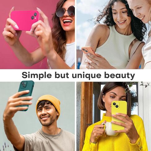 Love 3000 مصمم لحالة iPhone 16 ، السيليكون الممتاز مع [بطانة الألياف الدقيقة المضادة للخلع] علبة هاتفية وقائية مقاومة للصدمات للرجال للنساء 6.1 "، أسود in Saudi Arabia