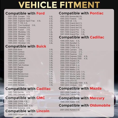 7164 شمعات إشعال إيريديوم متوافقة مع 1997-2010 Ford F150 V8 4.6 5.4 Ford Expedition Explorer Mustang Cadillac Chevy GMC Lincoln Buick Mercury Vehicles 4.1 8.1L مجموعة من 8 in Kuwait