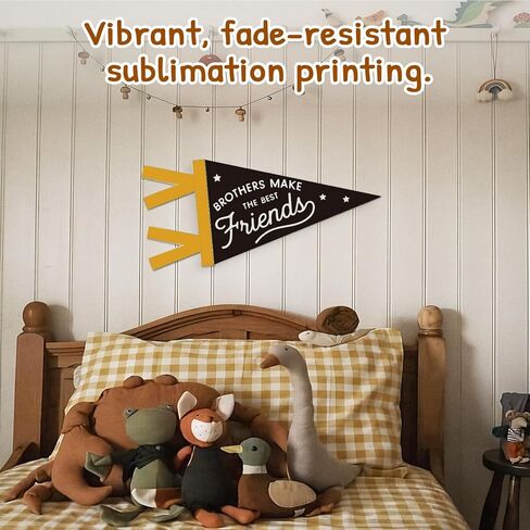 ديكور غرفة الأولاد، جدار طفولته طويل الأمد معلق على الحائط راية العلم، ديكورات حائط محايدة عصرية للأولاد الصغار غرفة نوم الأطفال غرفة اللعب ديكور in Kuwait