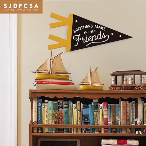 ديكور غرفة الأولاد، جدار طفولته طويل الأمد معلق على الحائط راية العلم، ديكورات حائط محايدة عصرية للأولاد الصغار غرفة نوم الأطفال غرفة اللعب ديكور in Kuwait