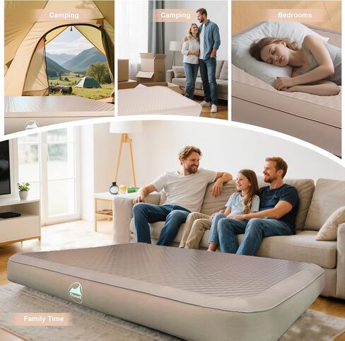 Bluewell Air Mattress Inflatable Bed – Built-in Pump, Quick Inflate & Deflate, Durable & Lightweight, Perfect for Camping, Travel, and Guest Use – Twin in Saudi Arabia
