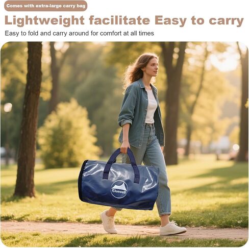 Bluewell Air Mattress Inflatable Bed – Built-in Pump, Quick Inflate & Deflate, Durable & Lightweight, Perfect for Camping, Travel, and Guest Use – Twin in Saudi Arabia