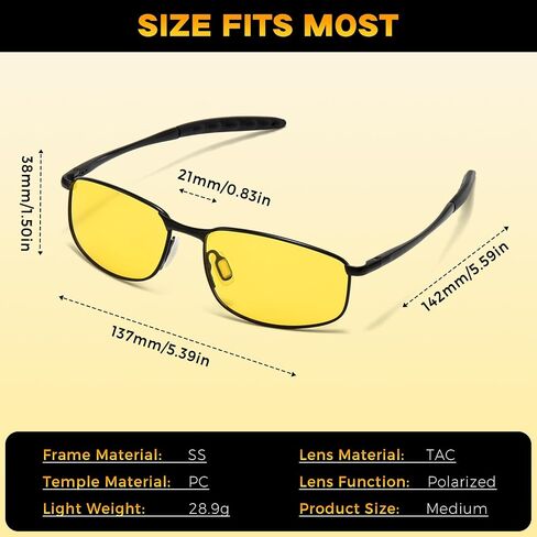 Retro Rectangle Narrow Polarized Sunglasses for Men, UV400 Metal Frame Mens Sunglasses for Driving & Outdoors in Saudi Arabia